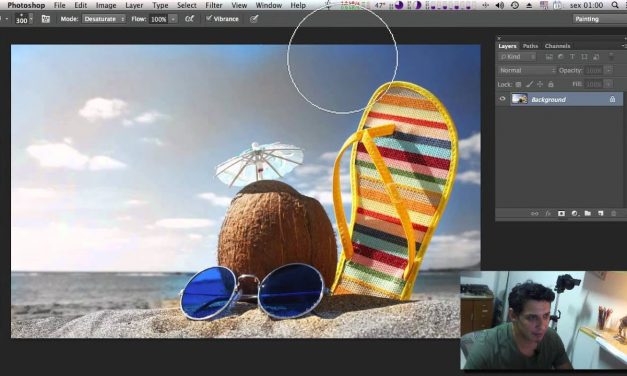 Curso de Photoshop CC #30 Ferramenta Esponja Photoshop (Sponge tool)