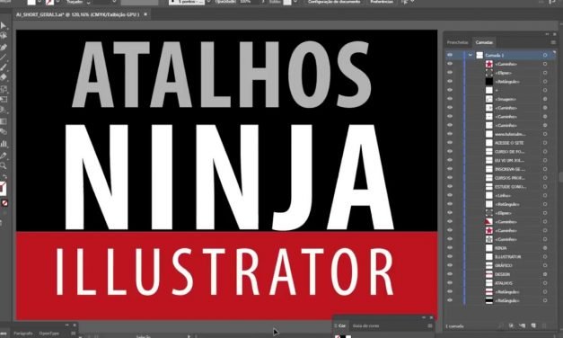 ATALHOS NINJA do Adobe Illustrator – Curso de Illustrator CC 2017 / 2018